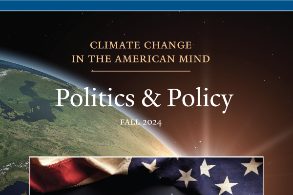 Cover page of the Climate Change in the American Mind report