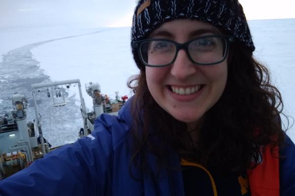 Portrait of Dr. Allyson Tessin in the Artic