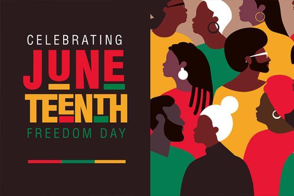 graphic representing Juneteenth, Freedom Day