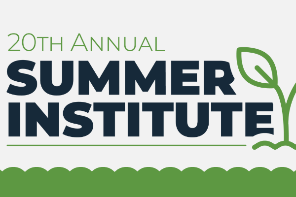 Promotional image for the 20th annual summer institute