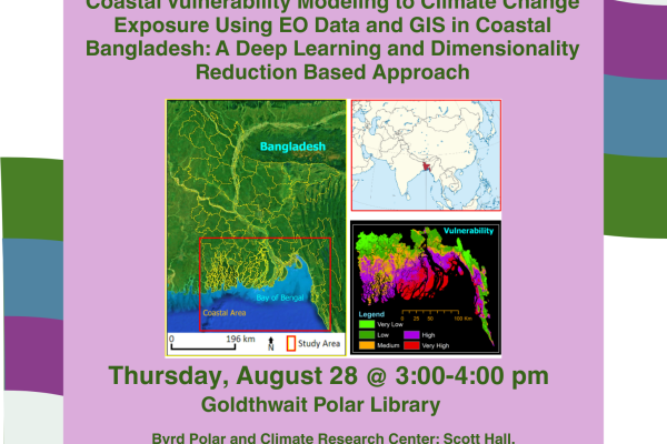 Dr Md. Rejaur Rahman- Coastal Vulnerability Modeling to Climate Change Exposure Using EO Data and GIS in Coastal Bangladesh: A Deep Learning and Dimensionality Reduction Based Approach
