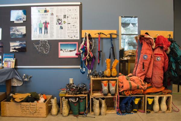 Various tools used by the researchers that gather the samples stored here