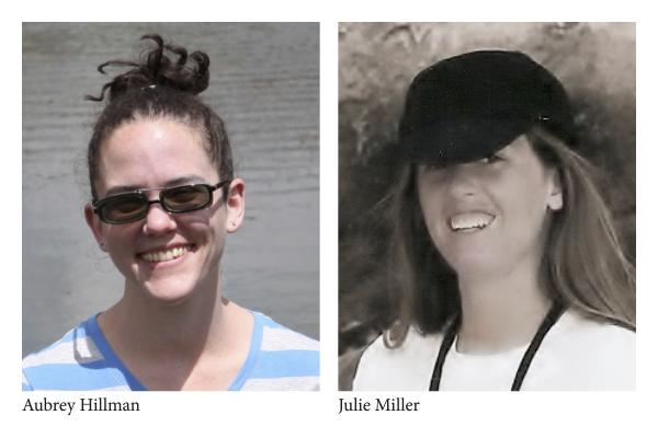 Images of Aubrey Hillman and Julie Miller