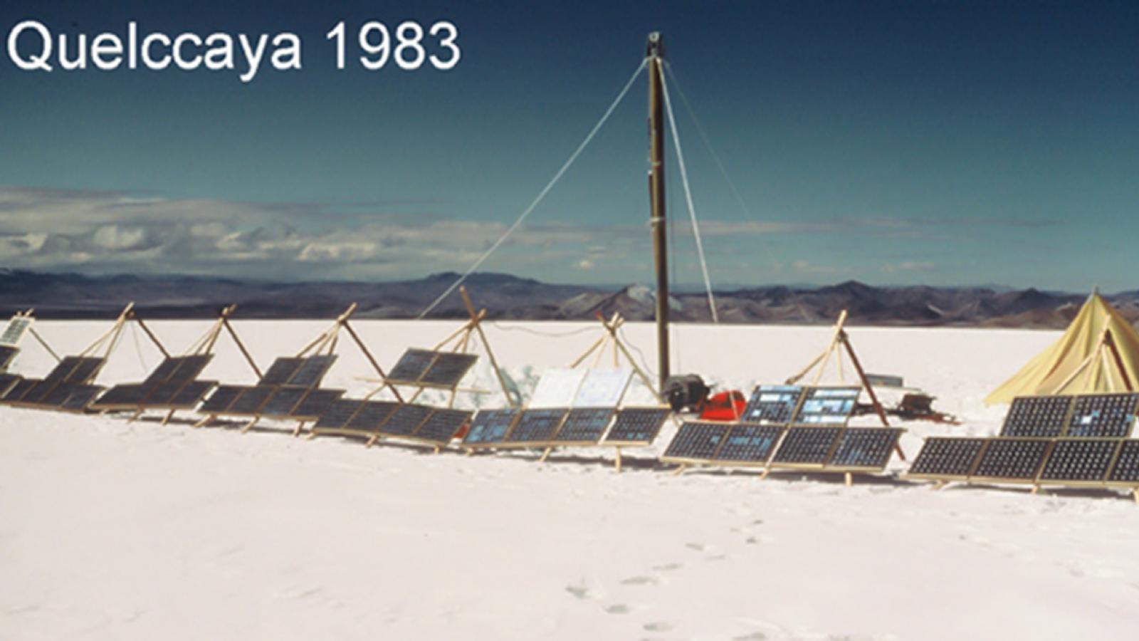 Ice Core Drilling Quelccaya 1983