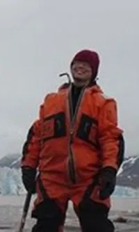 Phaedra Tinder in the Arctic.