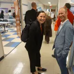 Heidi Roop and Jamey Stutz standing posing for the camera.